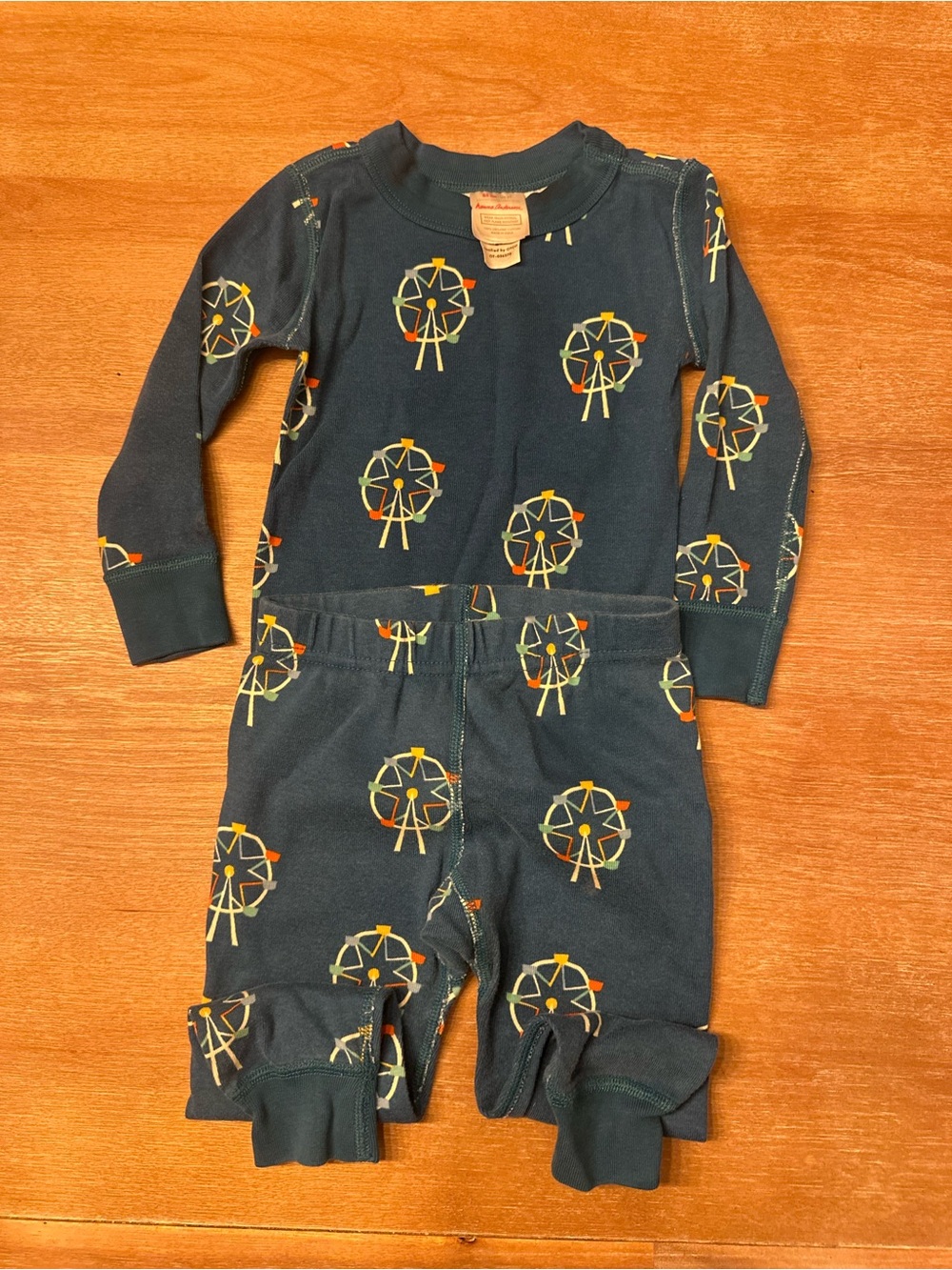Hanna Andersson Navy Ferris Wheel Pajama Set